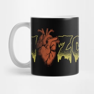 I Love Zombies Mug